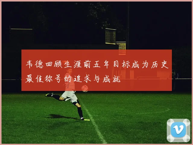 韦德回顾生涯前五年目标成为历史最佳称号的追求与成就